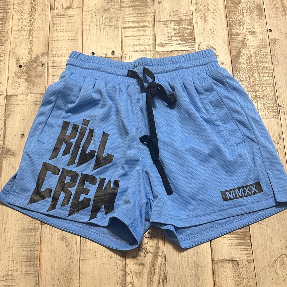 Kill Crew Light Blue Athletic Shorts
